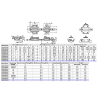 LSD35BK-F2N-N-D-M6 AIRTAC LOW PROFILE RAIL BEARING LSD 35MM SERIES, NORMAL ACCURACY WITH NO PRELOAD (D) STANDARD, BOTTOM MOUNTING FLANGE - NORMAL BODY